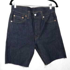 Levi Strauss 501 dark denim shorts size 30